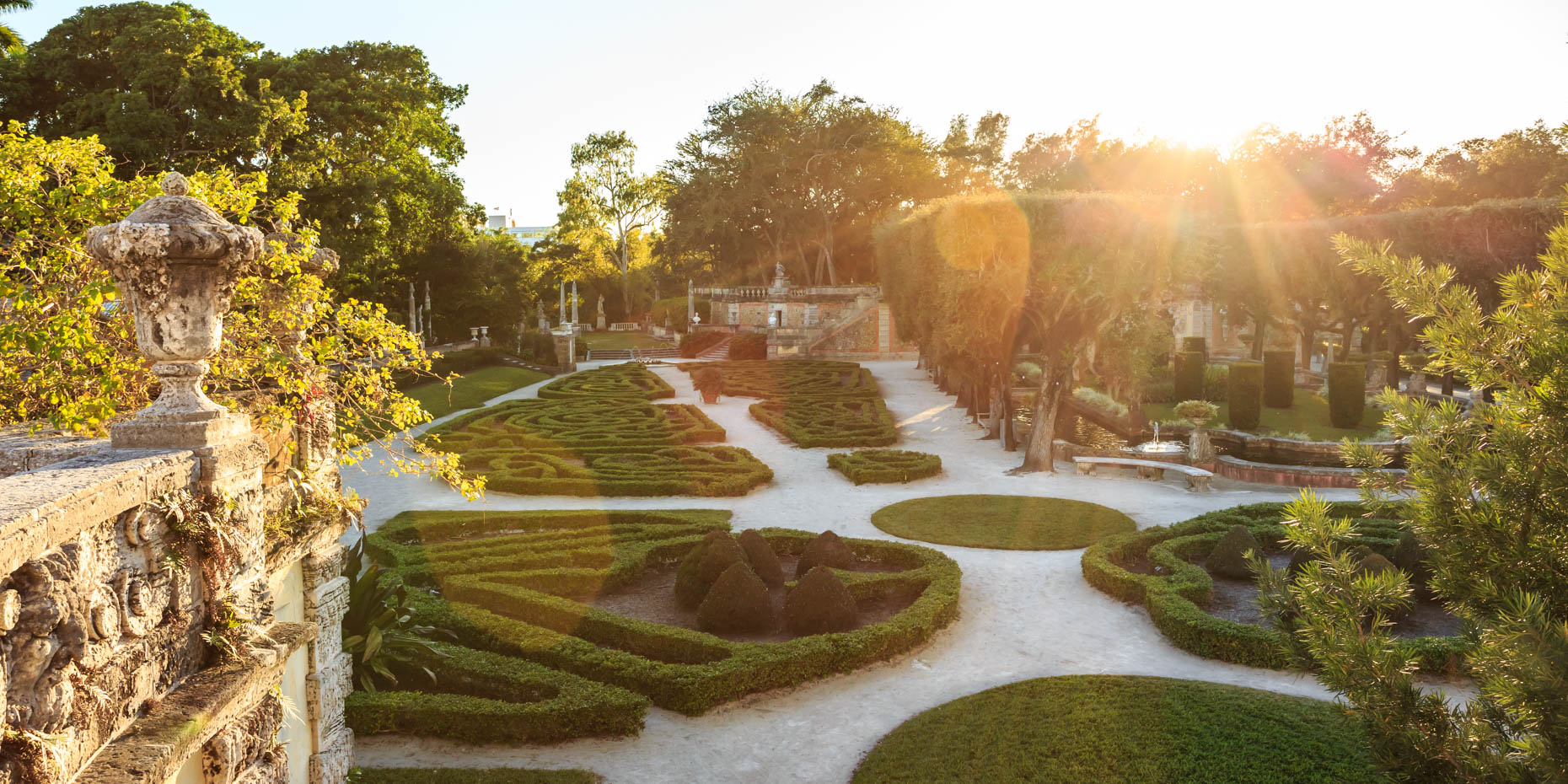 Manicured-Gardens-sunset